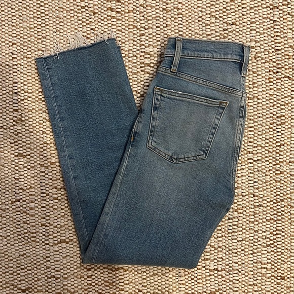Redone Jeans Stovepipe with raw edge hem - Picture 2 of 5